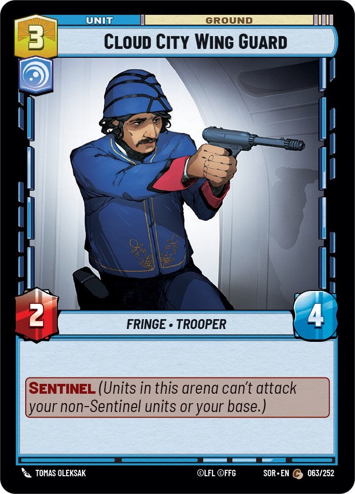 Cloud City Wing Guard (063/252) [Spark of Rebellion] | Odin's Place