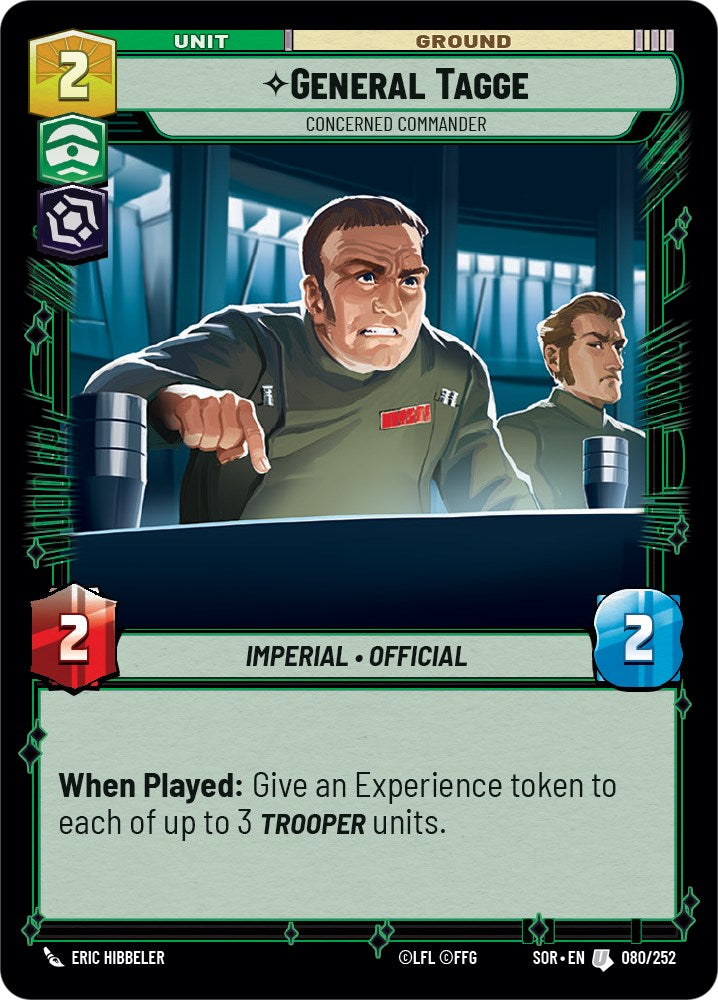 General Tagge - Concerned Commander (080/252) [Spark of Rebellion] | Odin's Place