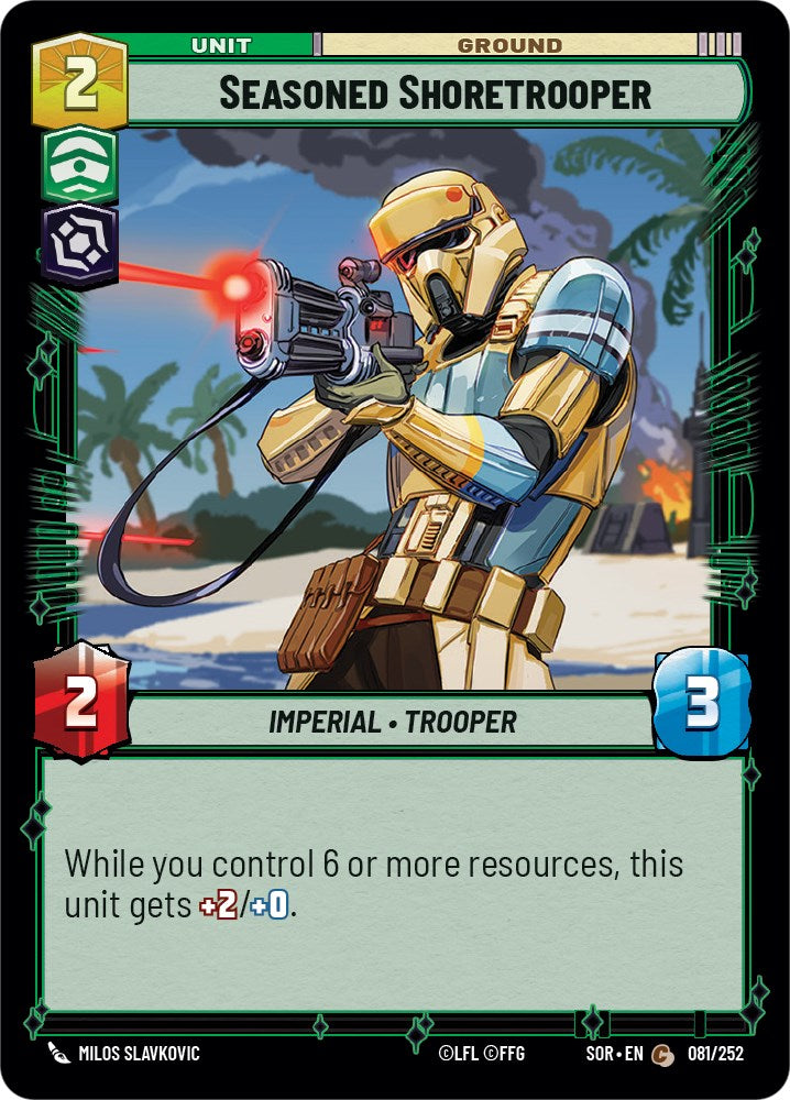 Seasoned Shoretrooper (081/252) [Spark of Rebellion] | Odin's Place