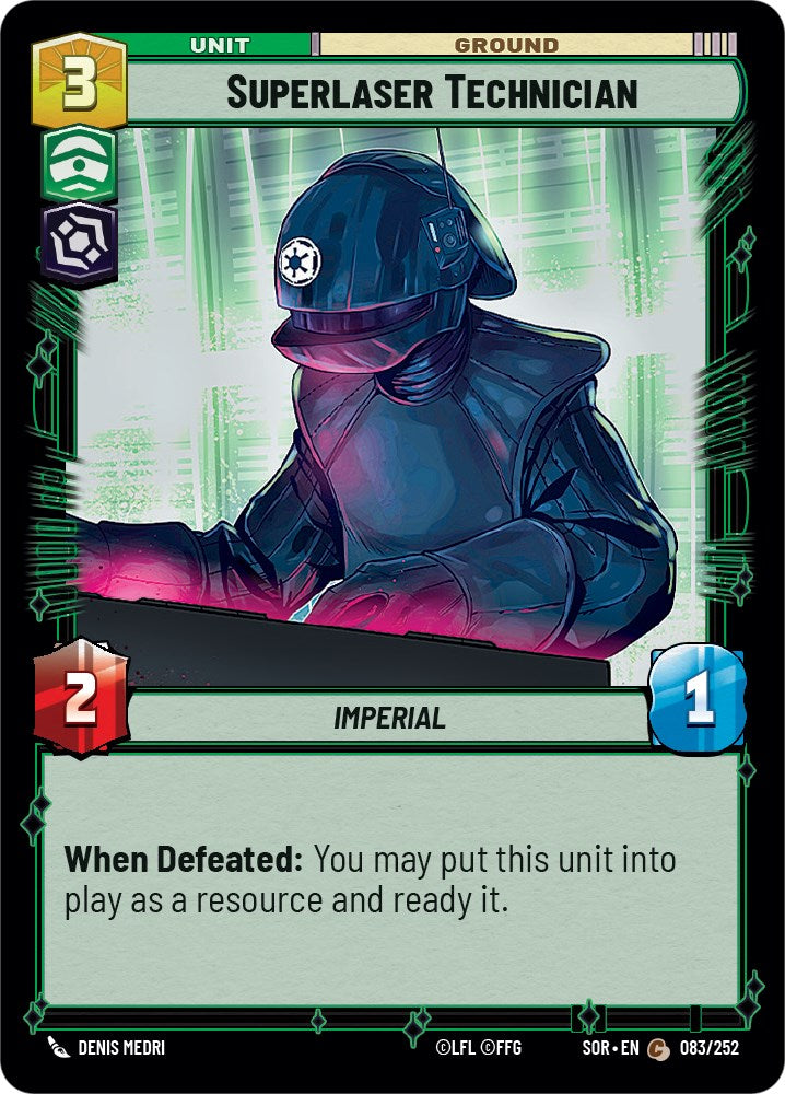 Superlaser Technician (083/252) [Spark of Rebellion] | Odin's Place