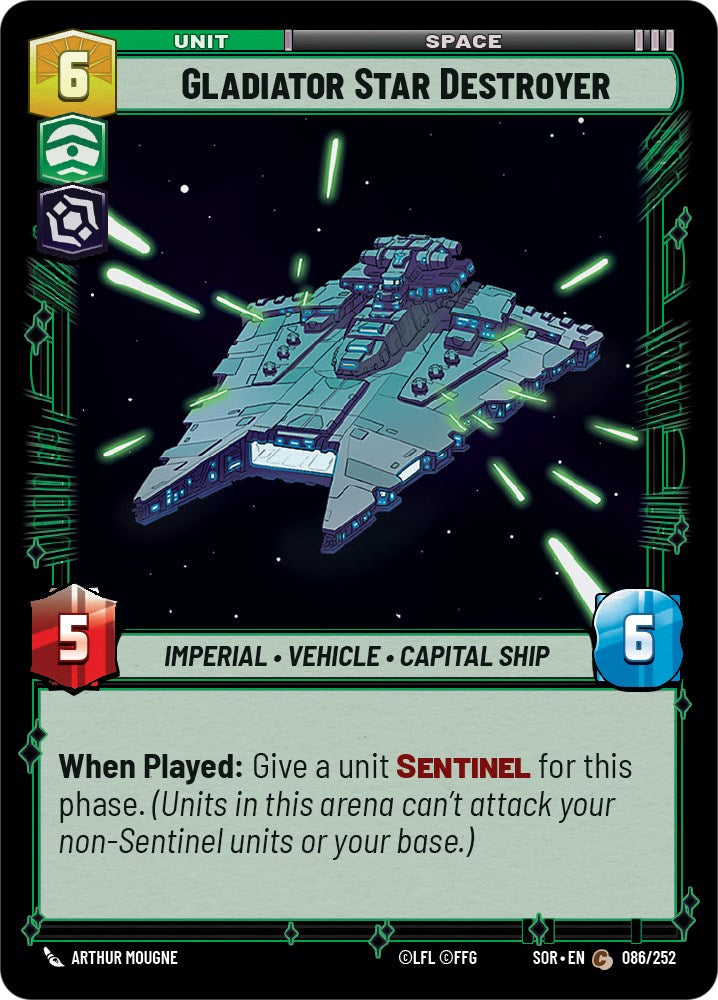 Gladiator Star Destroyer (086/252) [Spark of Rebellion] | Odin's Place