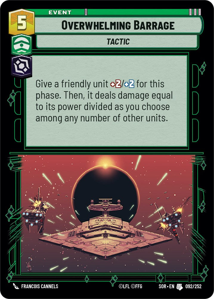 Overwhelming Barrage (092/252) [Spark of Rebellion] | Odin's Place
