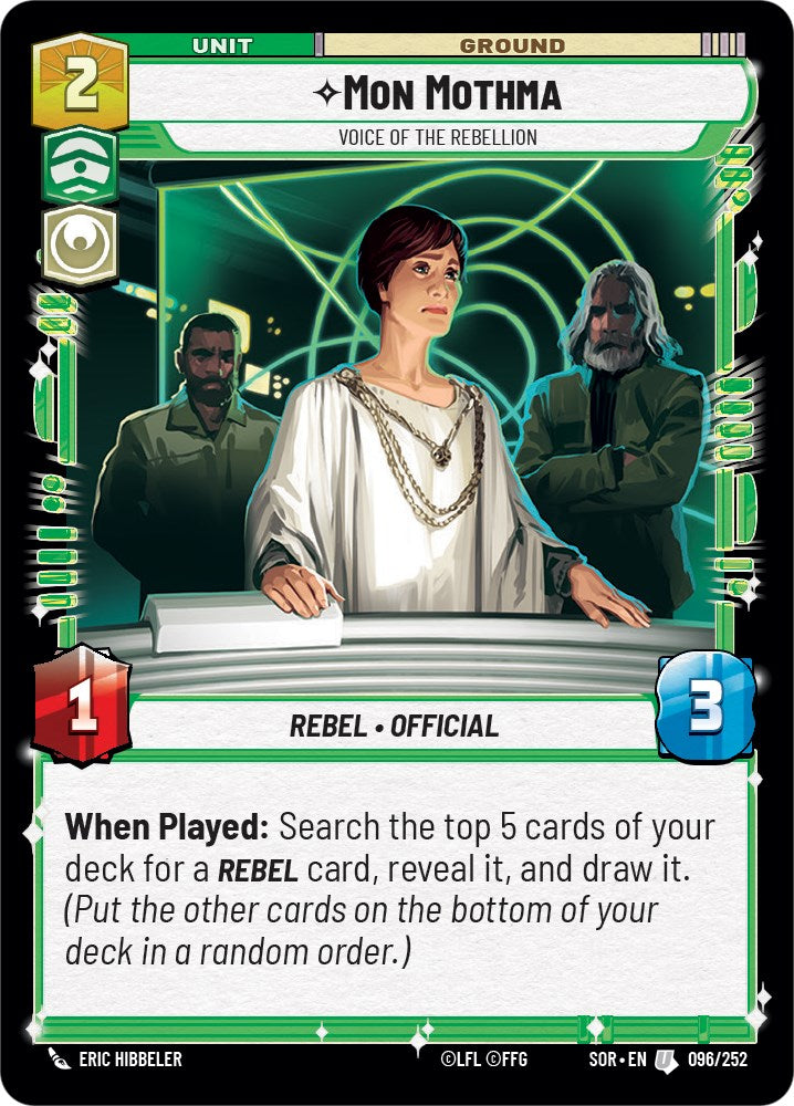 Mon Mothma - Voice of the Rebellion (096/252) [Spark of Rebellion] | Odin's Place