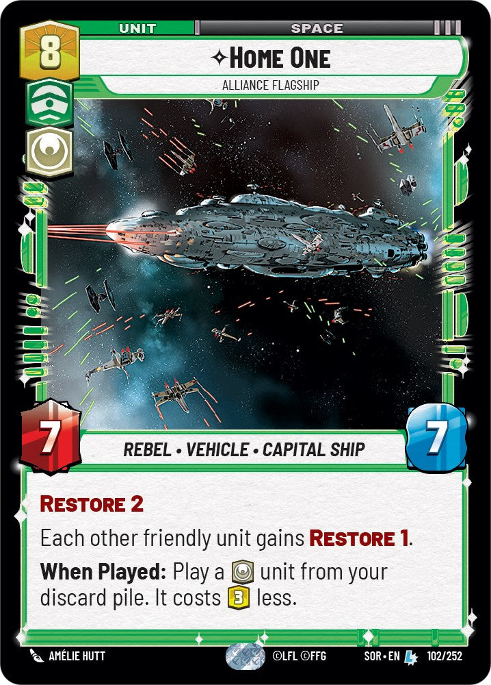 Home One - Alliance Flagship (102/252) [Spark of Rebellion] | Odin's Place