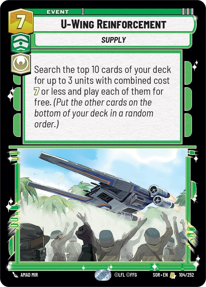 U-Wing Reinforcement (104/252) [Spark of Rebellion] | Odin's Place