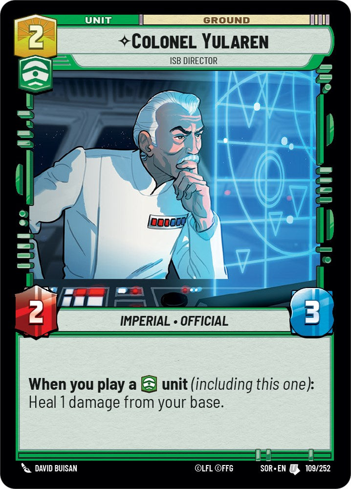 Colonel Yularen - ISB Director (109/252) [Spark of Rebellion] | Odin's Place