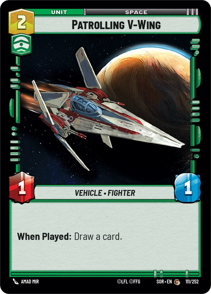 Patrolling V-Wing (111/252) [Spark of Rebellion] | Odin's Place