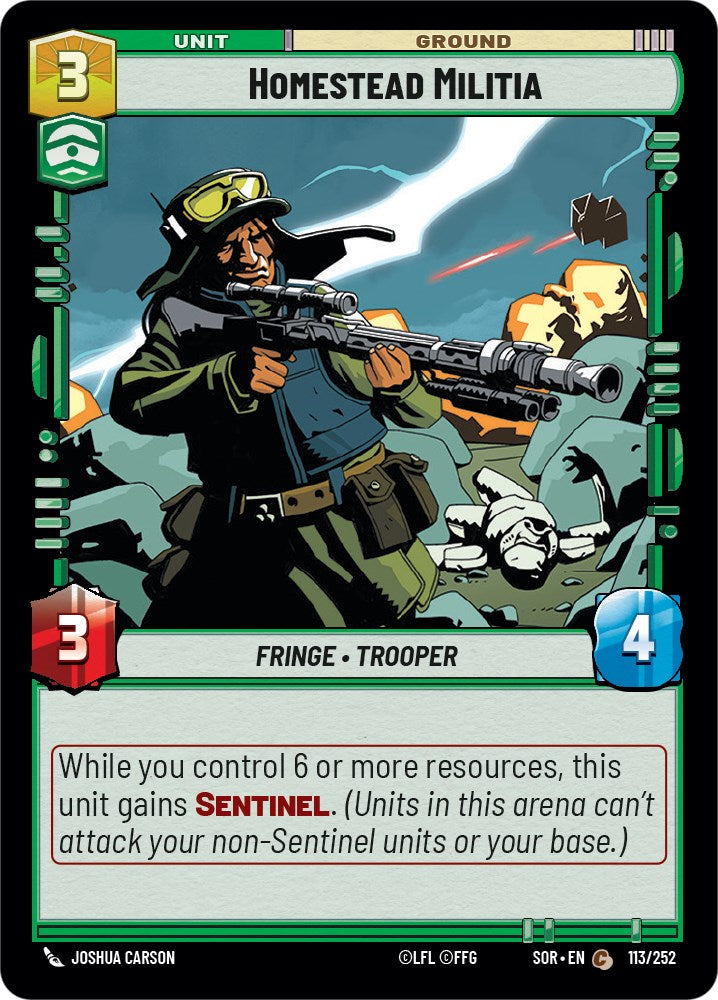 Homestead Militia (113/252) [Spark of Rebellion] | Odin's Place