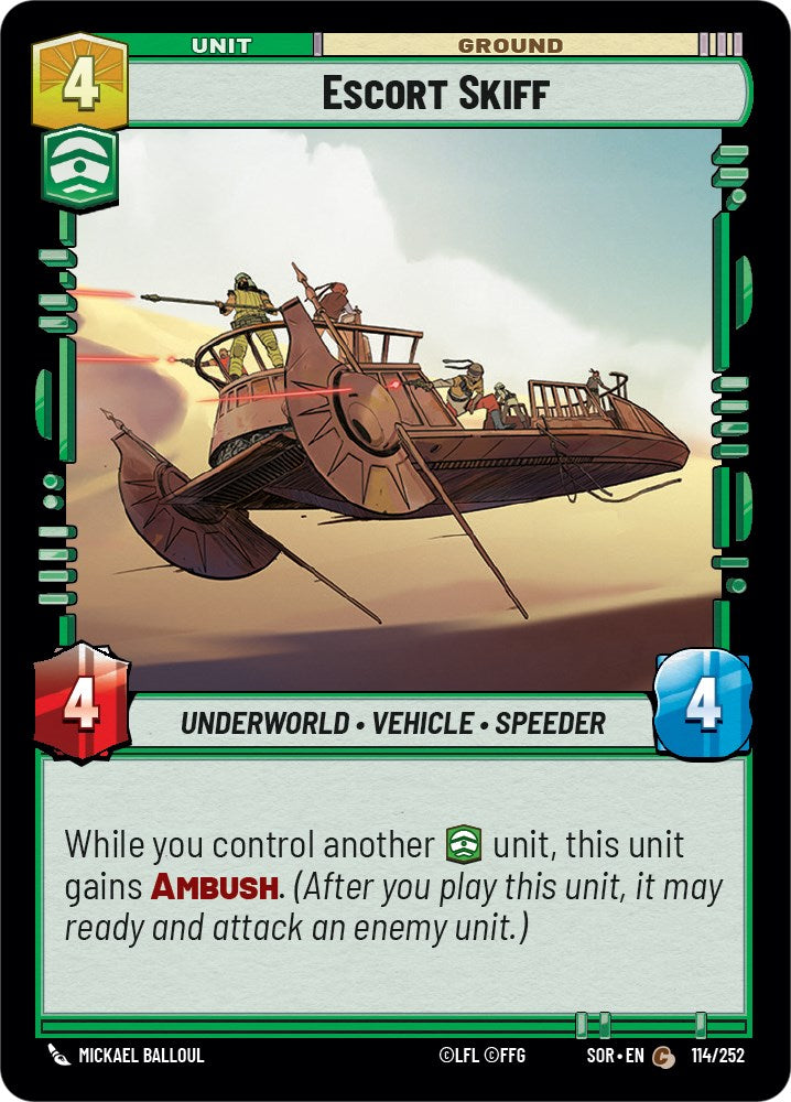 Escort Skiff (114/252) [Spark of Rebellion] | Odin's Place