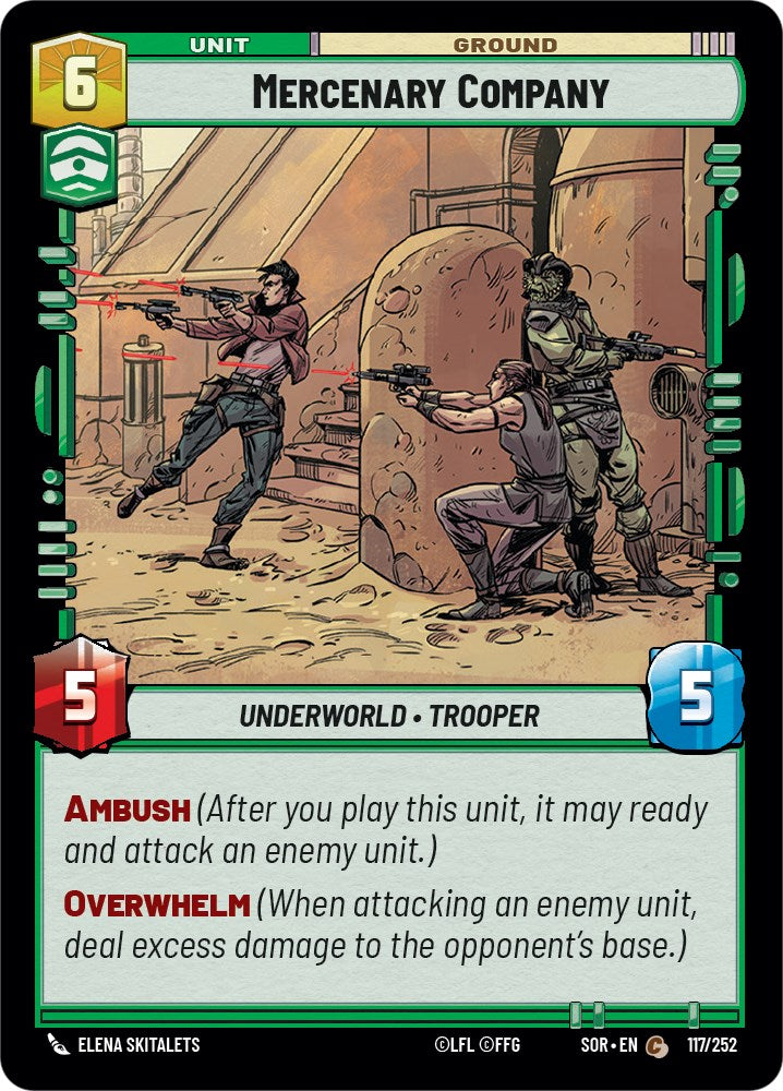 Mercenary Company (117/252) [Spark of Rebellion] | Odin's Place