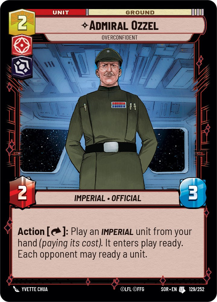 Admiral Ozzel - Overconfident (129/252) [Spark of Rebellion] | Odin's Place