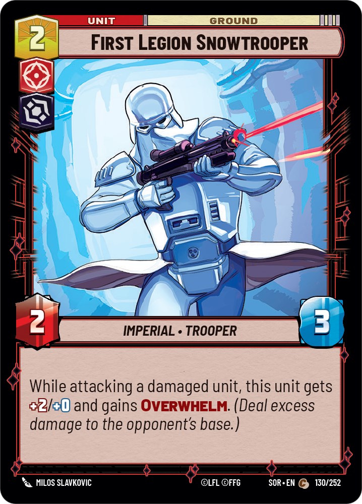 First Legion Snowtrooper (130/252) [Spark of Rebellion] | Odin's Place