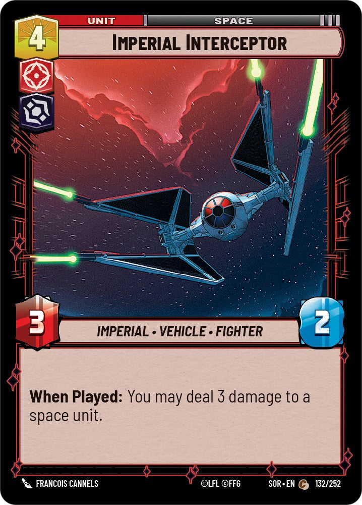 Imperial Interceptor (132/252) [Spark of Rebellion] | Odin's Place