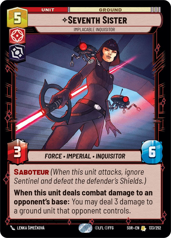 Seventh Sister - Implacable Inquisitor (133/252) [Spark of Rebellion] | Odin's Place