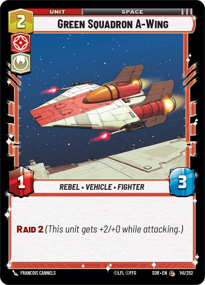 Green Squadron A-Wing (141/252) [Spark of Rebellion] | Odin's Place