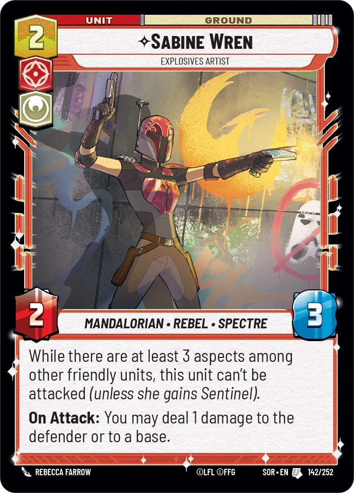 Sabine Wren - Explosives Artist (142/252) [Spark of Rebellion] | Odin's Place