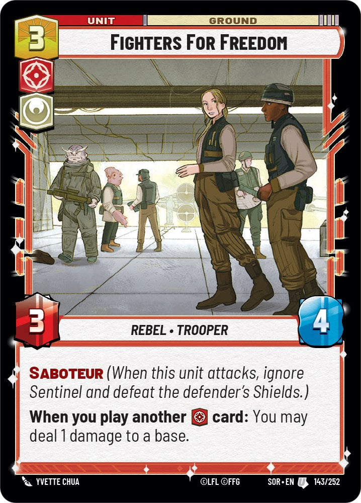 Fighters For Freedom (143/252) [Spark of Rebellion] | Odin's Place