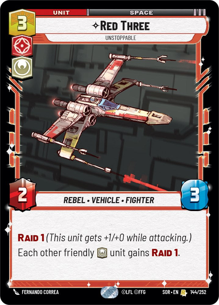 Red Three - Unstoppable (144/252) [Spark of Rebellion] | Odin's Place