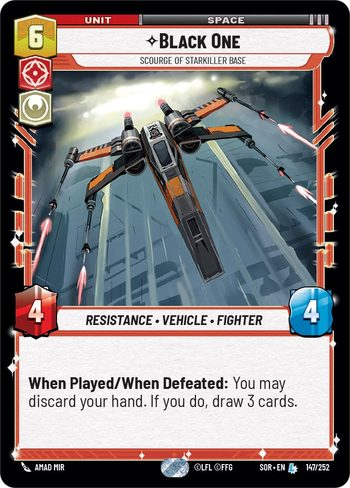 Black One - Scourge of Starkiller Base (147/252) [Spark of Rebellion] | Odin's Place
