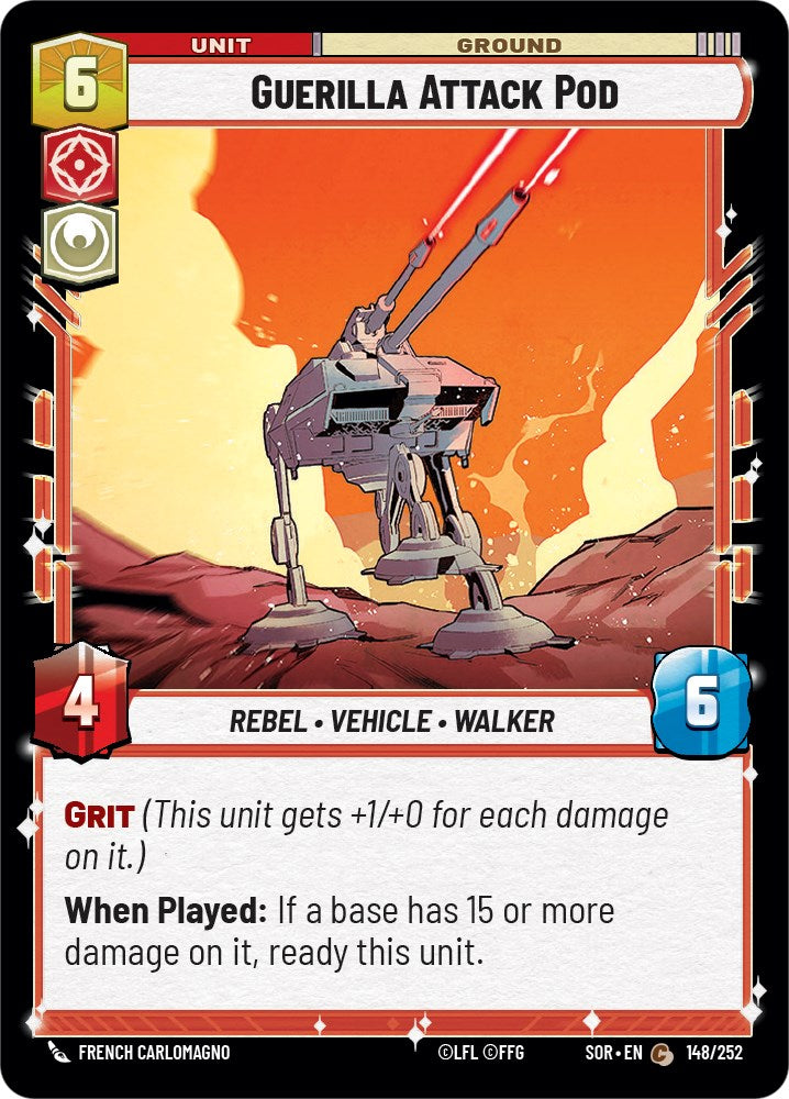 Guerilla Attack Pod (148/252) [Spark of Rebellion] | Odin's Place
