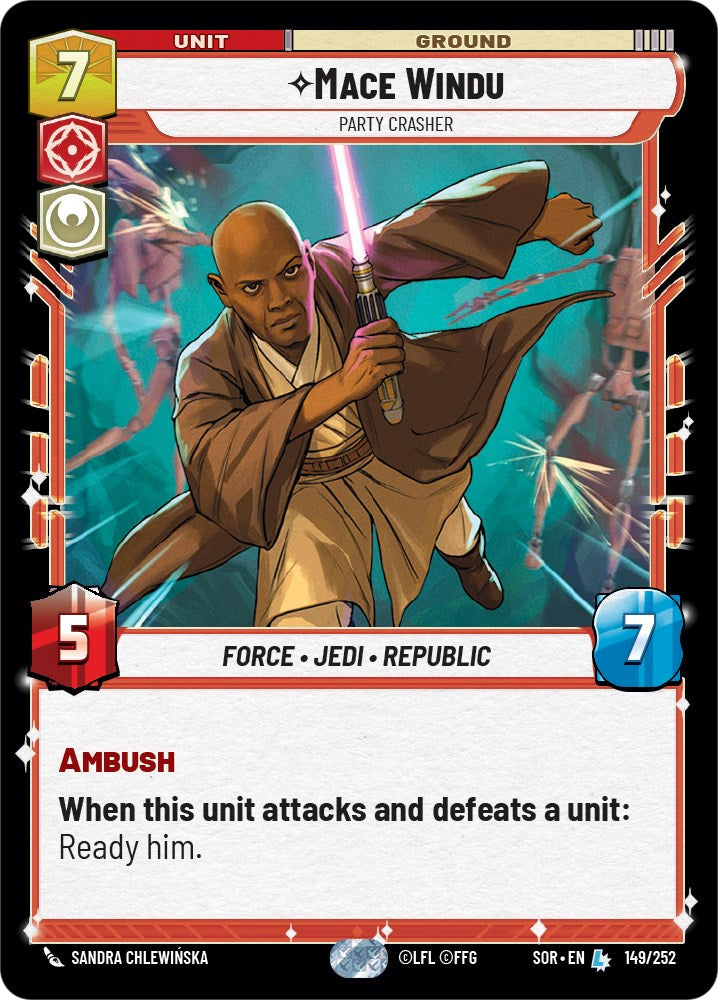 Mace Windu - Party Crasher (149/252) [Spark of Rebellion] | Odin's Place