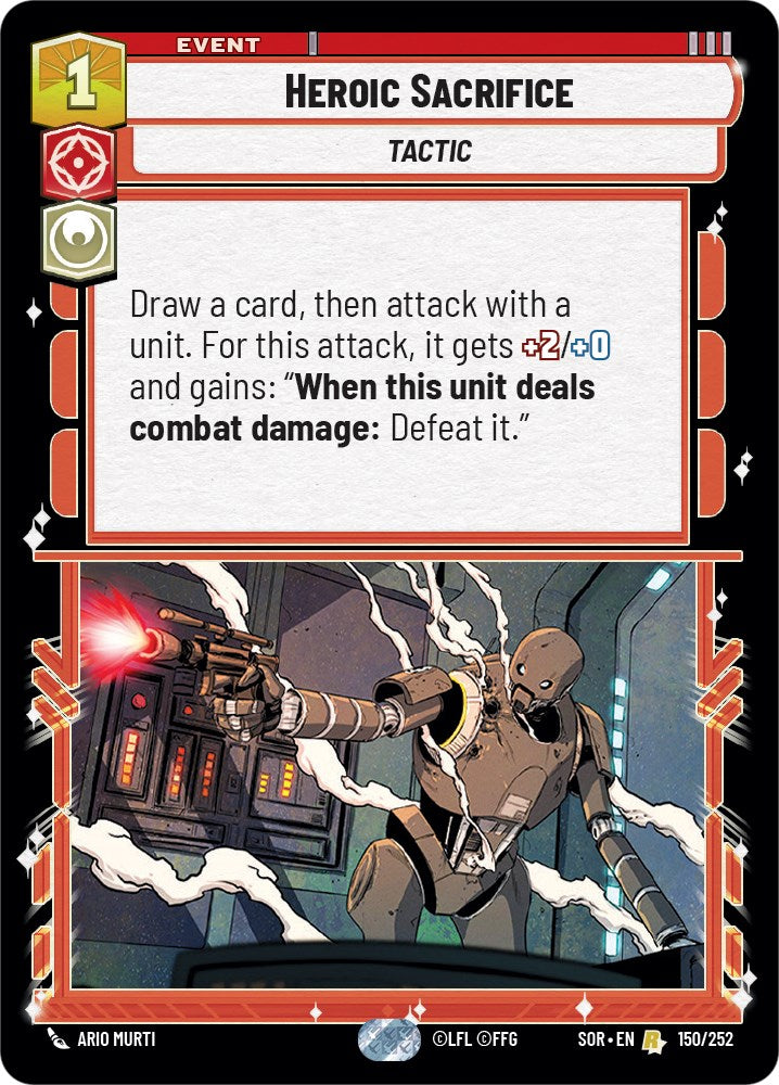 Heroic Sacrifice (150/252) [Spark of Rebellion] | Odin's Place