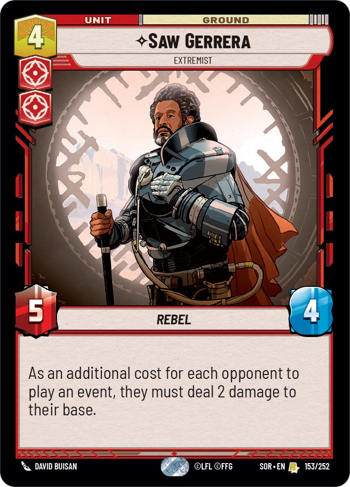 Saw Gerrera - Extremist (153/252) [Spark of Rebellion] | Odin's Place