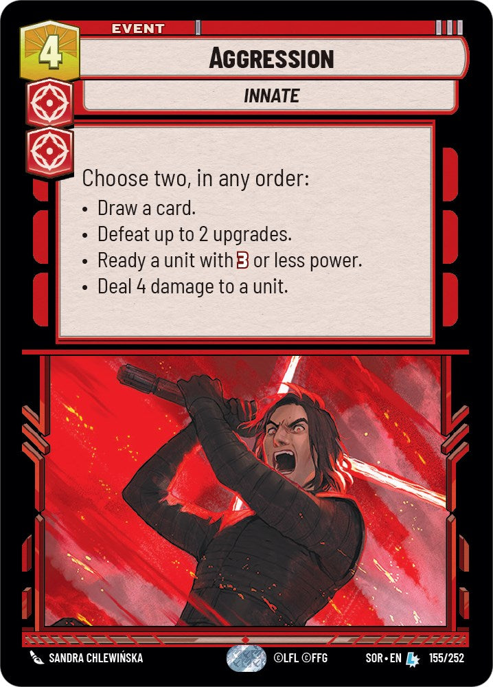 Aggression (155/252) [Spark of Rebellion] | Odin's Place