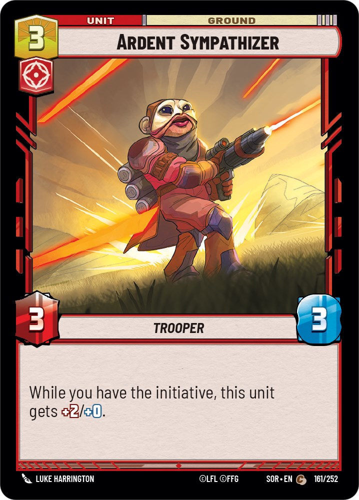 Ardent Sympathizer (161/252) [Spark of Rebellion] | Odin's Place