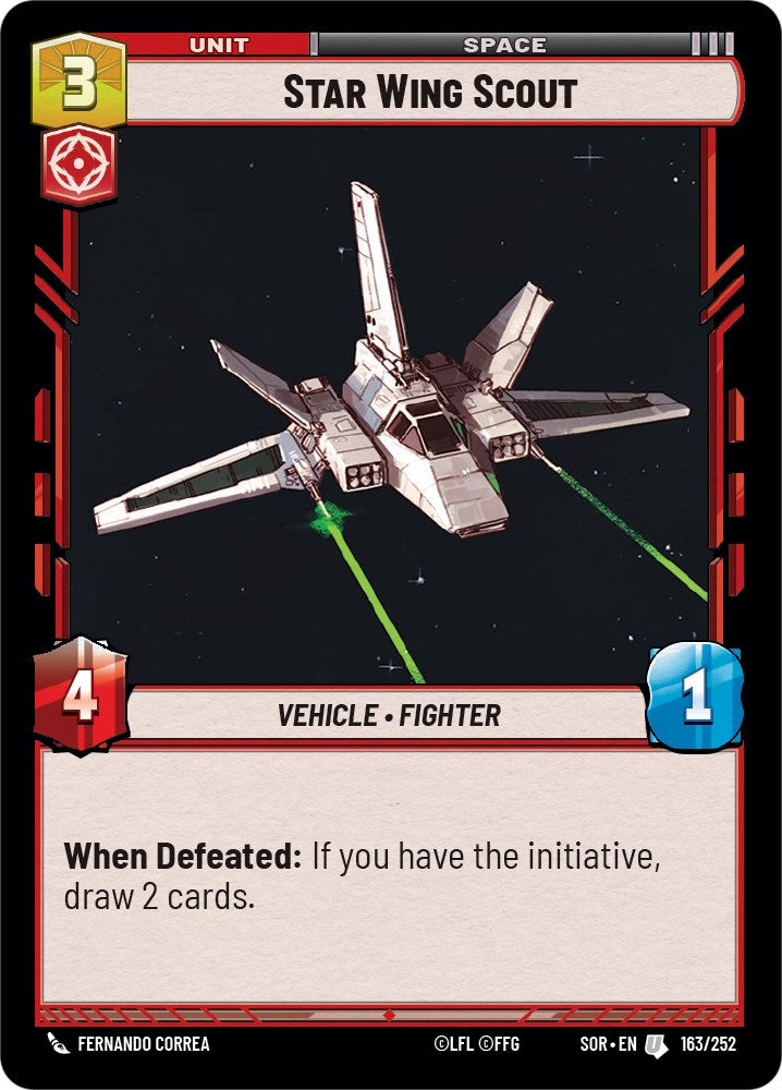 Star Wing Scout (163/252) [Spark of Rebellion] | Odin's Place