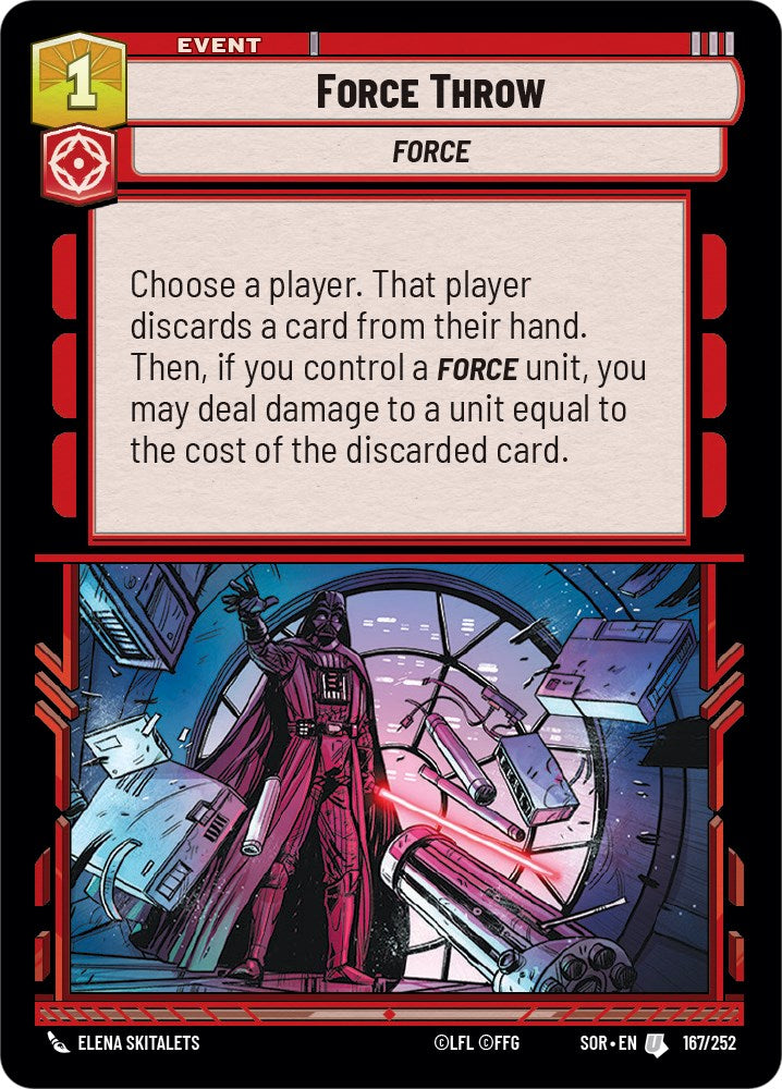 Force Throw (167/252) [Spark of Rebellion] | Odin's Place