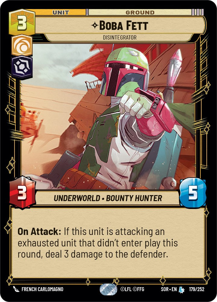 Boba Fett - Disintegrator (179/252) [Spark of Rebellion] | Odin's Place