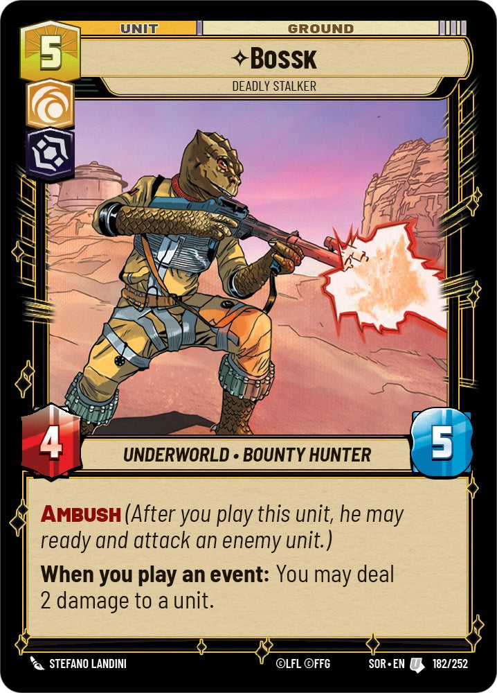 Bossk - Deadly Stalker (182/252) [Spark of Rebellion] | Odin's Place