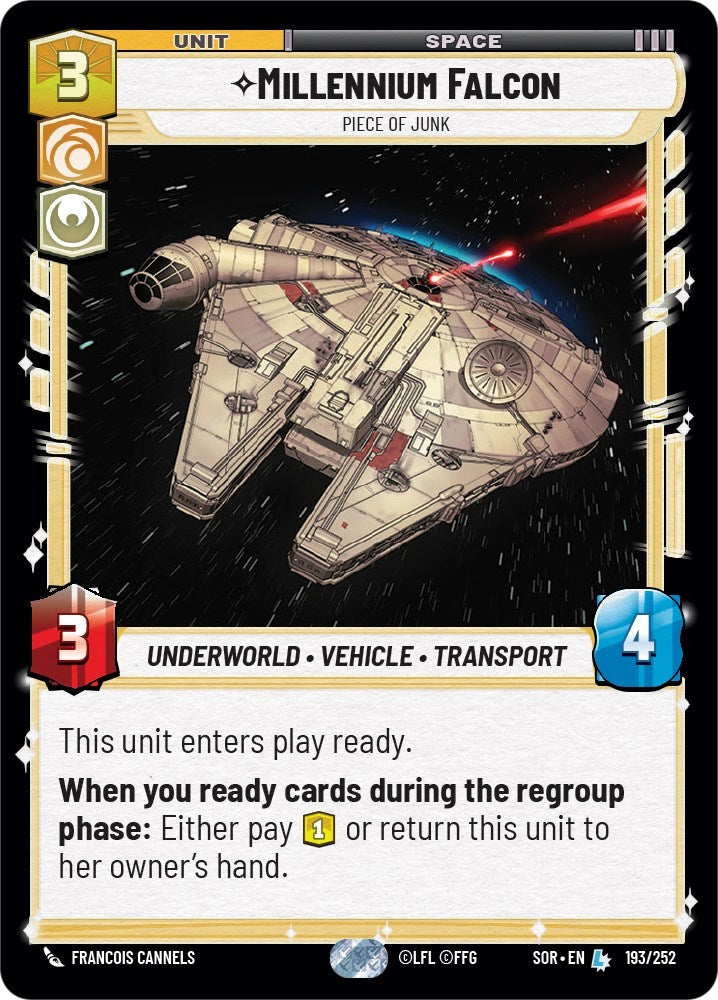 Millennium Falcon - Piece of Junk (193/252) [Spark of Rebellion] | Odin's Place