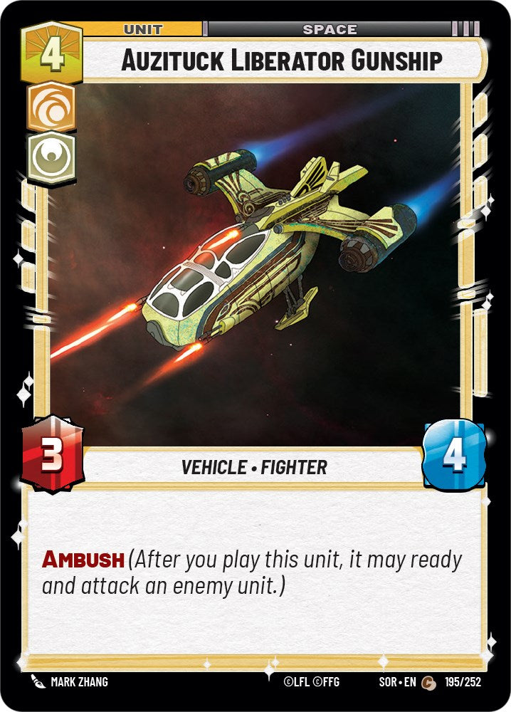 Auzituck Liberator Gunship (195/252) [Spark of Rebellion] | Odin's Place