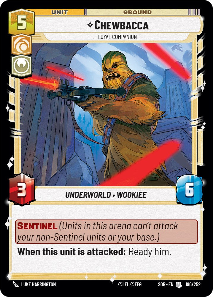 Chewbacca - Loyal Companion (196/252) [Spark of Rebellion] | Odin's Place