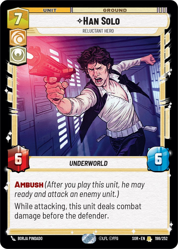 Han Solo - Relunctant Hero (198/252) [Spark of Rebellion] | Odin's Place