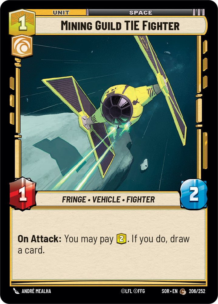 Mining Guild TIE Fighter (206/252) [Spark of Rebellion] | Odin's Place
