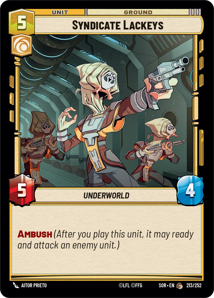 Syndicate Lackeys (213/252) [Spark of Rebellion] | Odin's Place