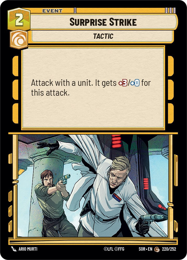 Surprise Strike (220/252) [Spark of Rebellion] | Odin's Place