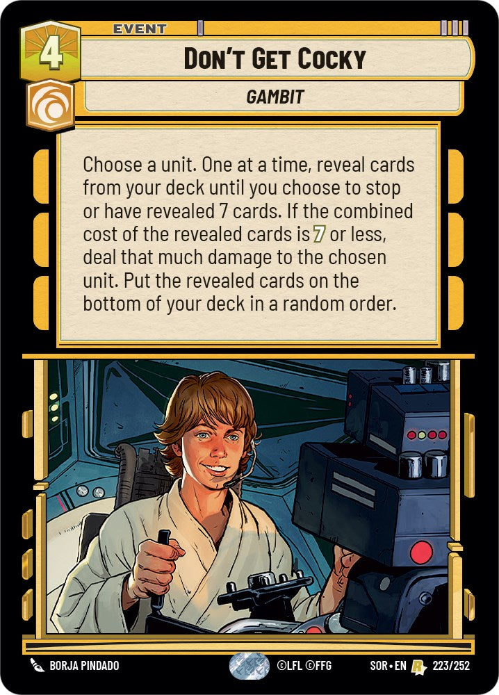 Don't Get Cocky (223/252) [Spark of Rebellion] | Odin's Place
