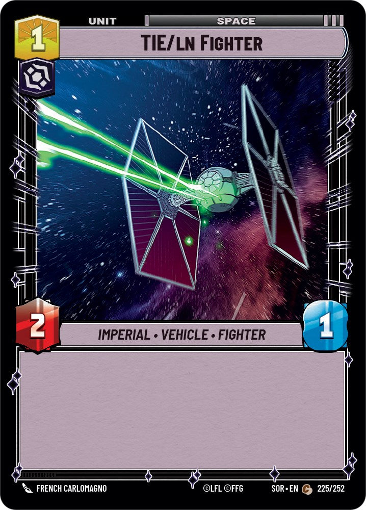 TIE/ln Fighter (225/252) [Spark of Rebellion] | Odin's Place