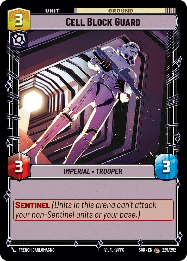 Cell Block Guard (229/252) [Spark of Rebellion] | Odin's Place