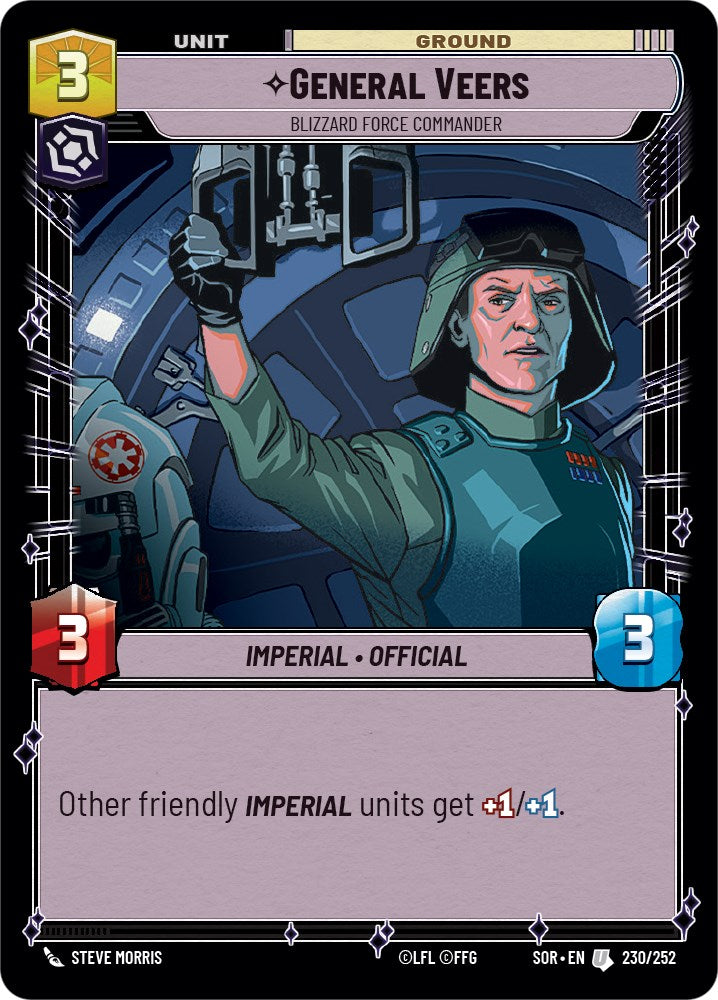 General Veers - Blizzard Force Commander (230/252) [Spark of Rebellion] | Odin's Place