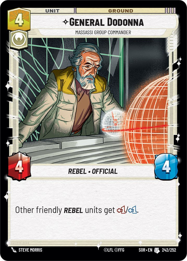 General Dodonna - Massassi Group Commander (242/252) [Spark of Rebellion] | Odin's Place
