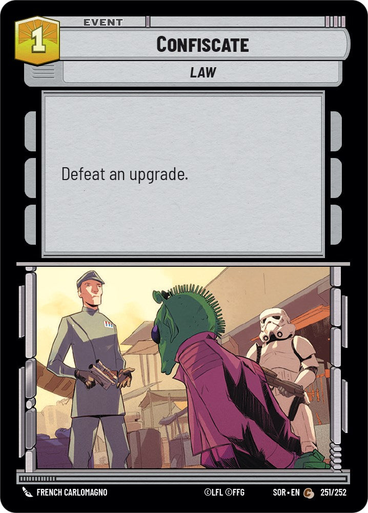 Confiscate (251/252) [Spark of Rebellion] | Odin's Place