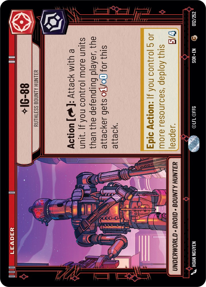 IG-88 - Ruthless Bounty Hunter (012/252) [Spark of Rebellion] | Odin's Place