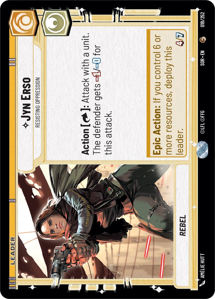 Jyn Erso - Resisting Oppression (018/252) [Spark of Rebellion] | Odin's Place