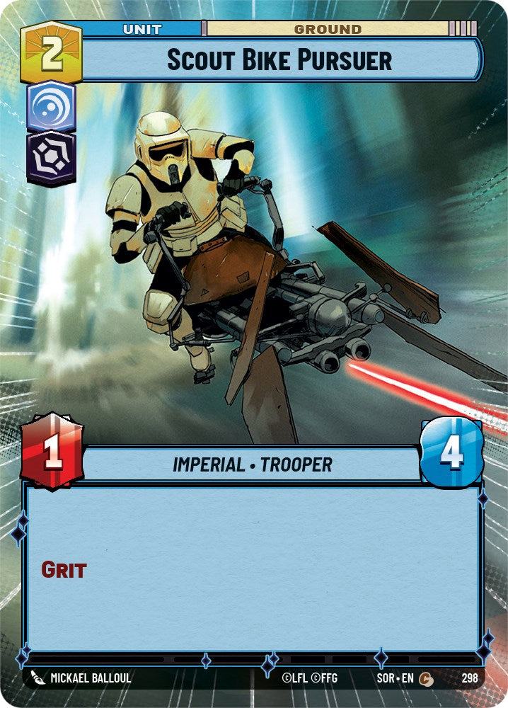 Scout Bike Pursuer (Hyperspace) (298) [Spark of Rebellion] | Odin's Place