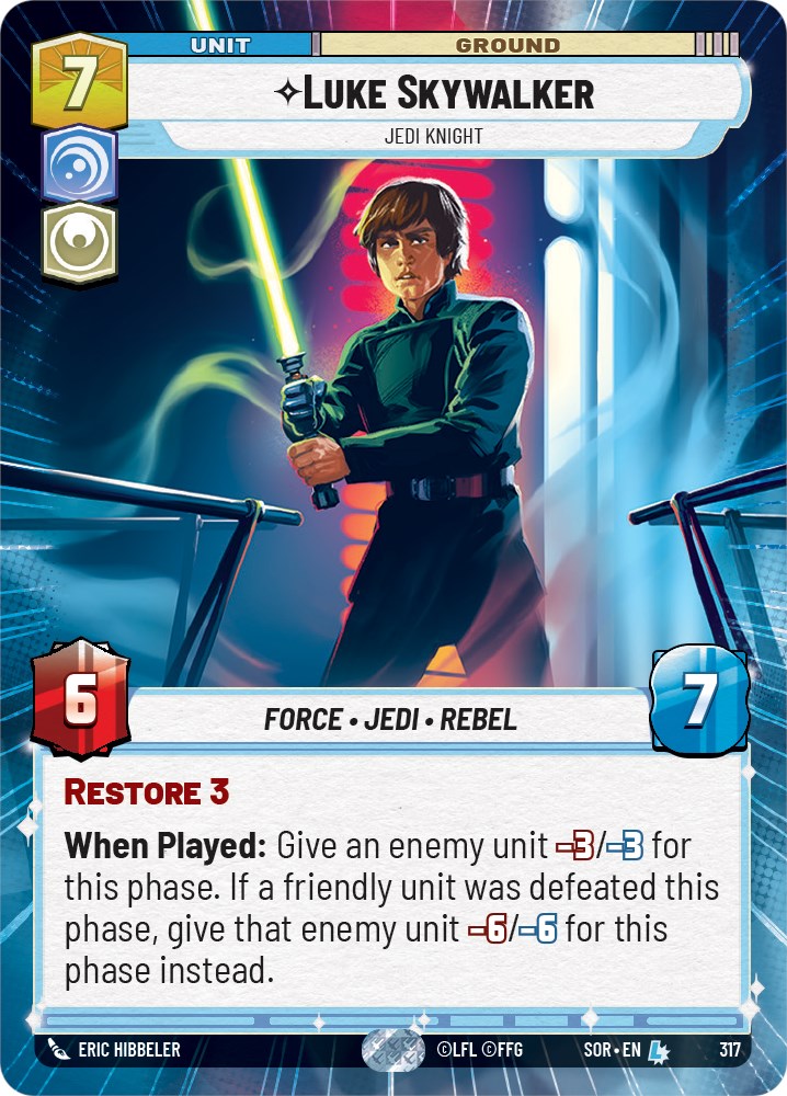 Luke Skywalker - Jedi Knight (Hyperspace) (317) [Spark of Rebellion] | Odin's Place
